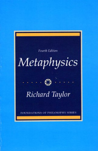 Metaphysics (Prentice-hall Foundations of Philosophy Series)